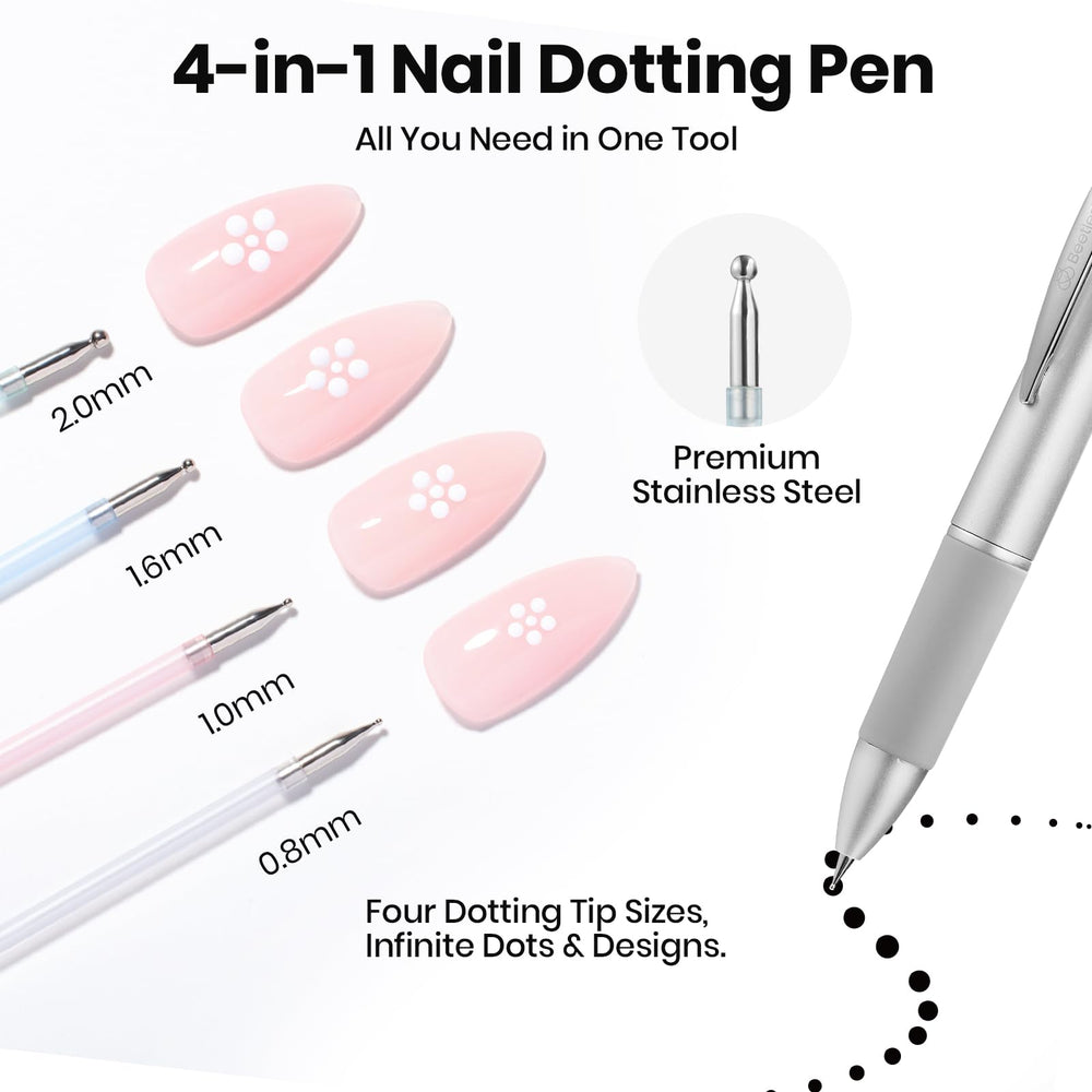 Beetles Stylo Dotting 0-8mm: précision fine pour petits points.