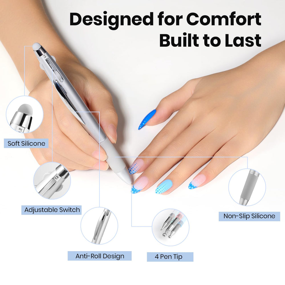 Beetles Stylo Dotting Pointe Silicone: transfert et fusion des textures.