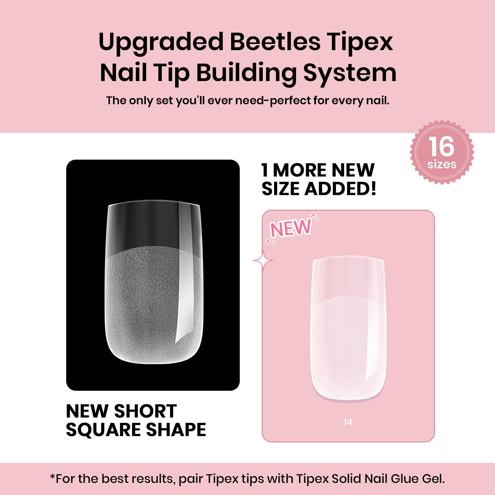 Beetles Tipex: compatibilité élevée avec les produits d'ongles variés.