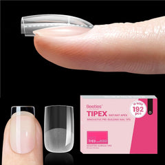 Beetles Tipex Instant Apex tips, extra-short square, swift pro-style results