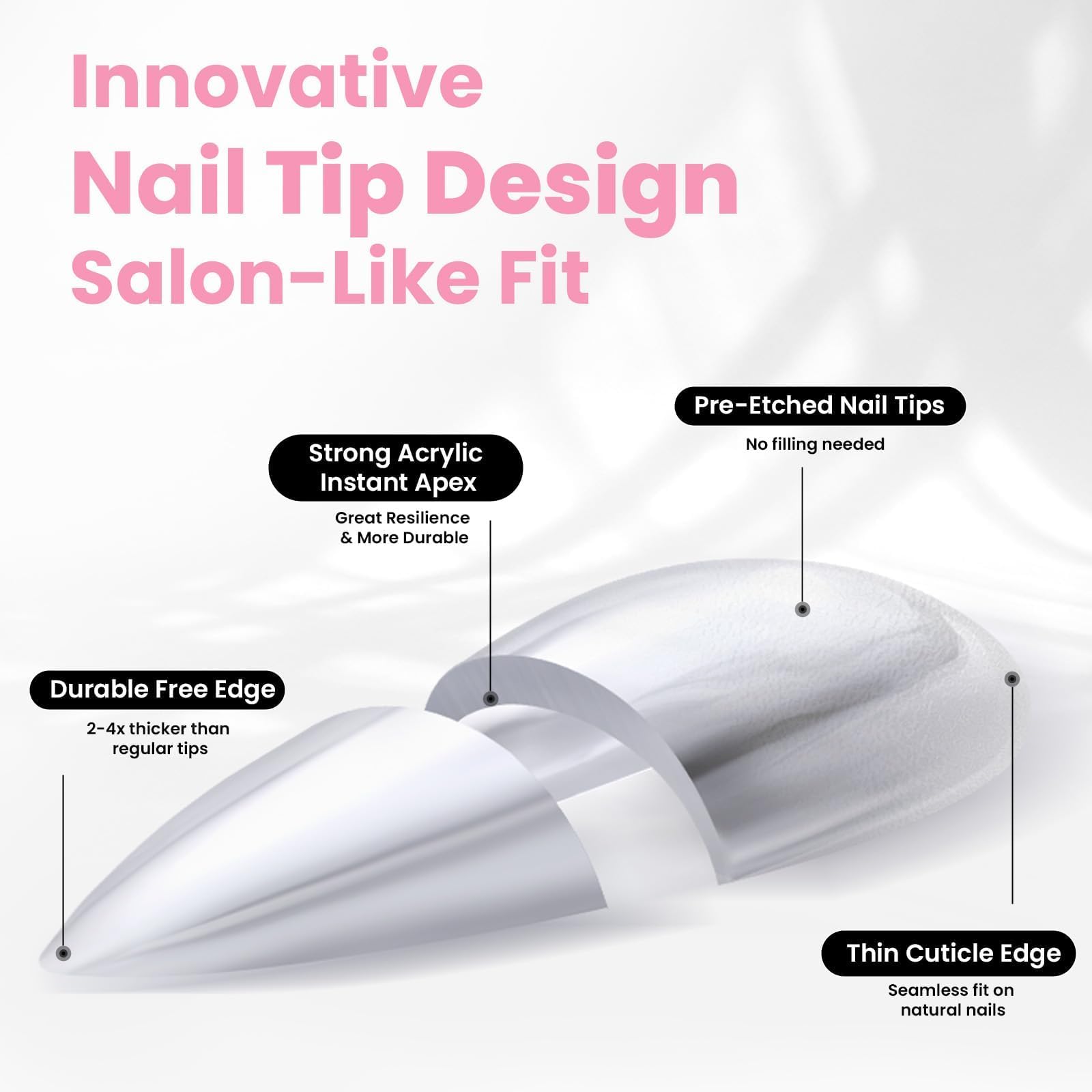 Beetles Tipex lime ongles grain fin pour une préparation précise