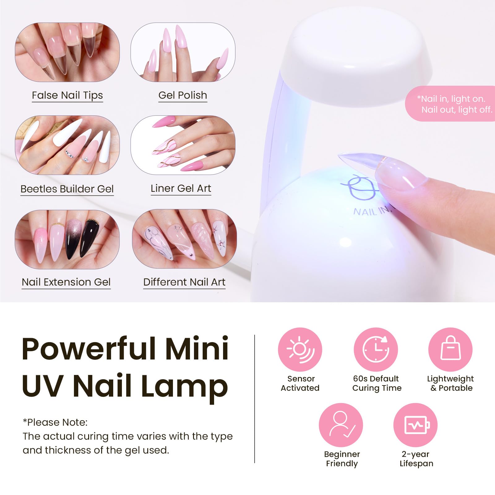 Beetles Tipex : lime à ongles incluse pour préparer la pose.