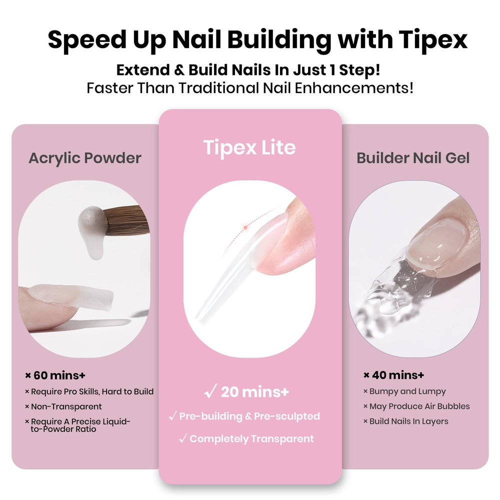Beetles Tipex Lite Apex – utilisation à domicile pour une manucure soignée