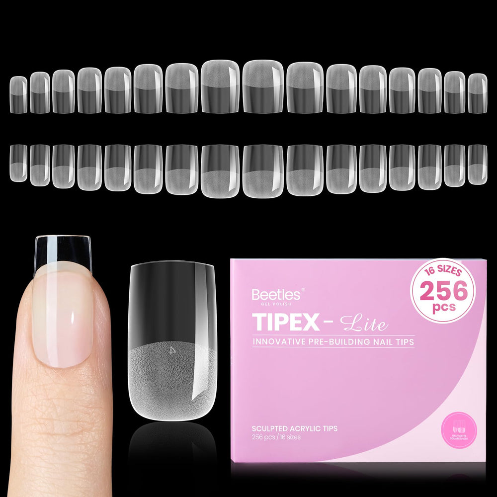 Beetles Tipex Lite Apex – embouts carrés courts pour une structure prête et durable à domicile