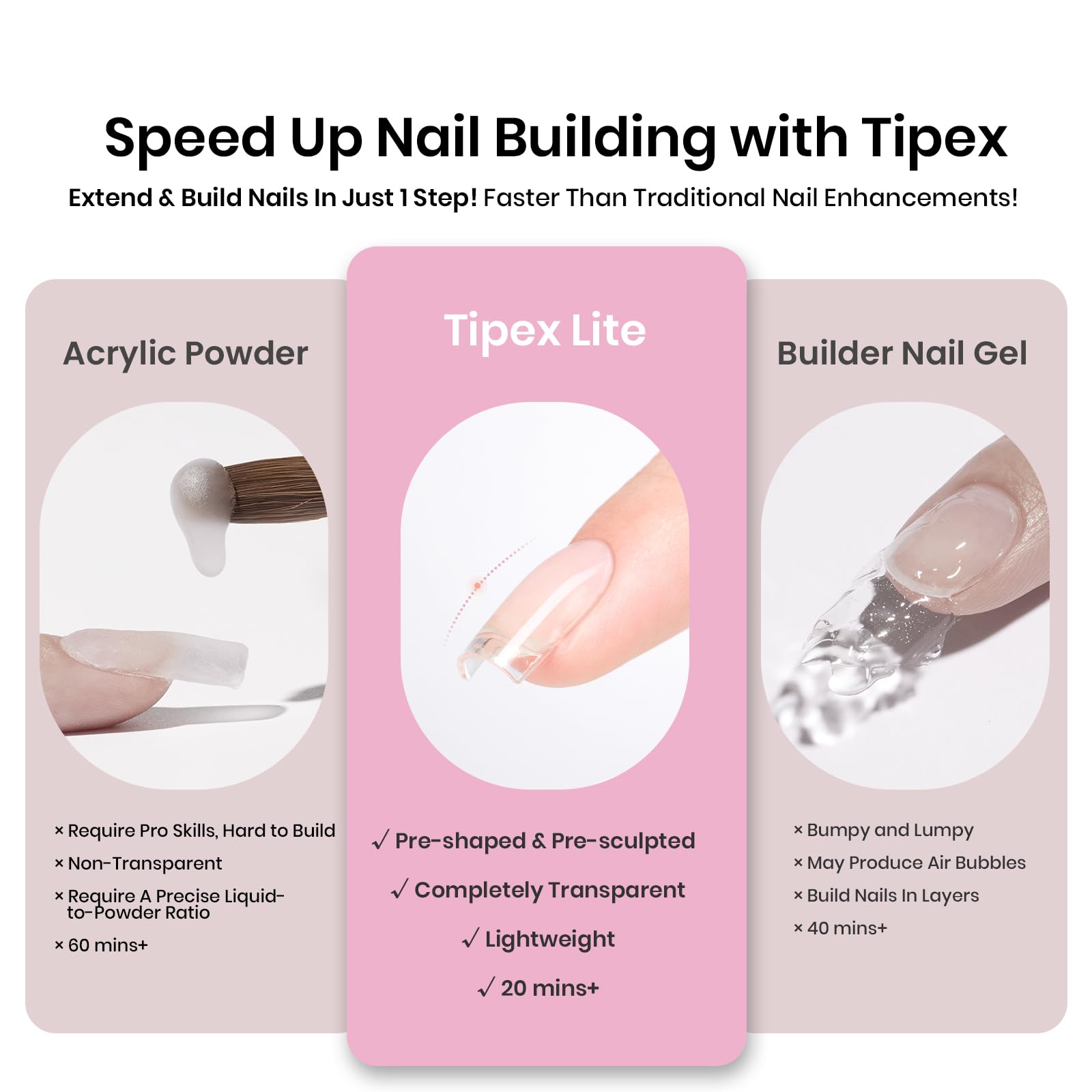 Beetles Tipex Lite Apex – look naturel durable adapté à une utilisation quotidienne