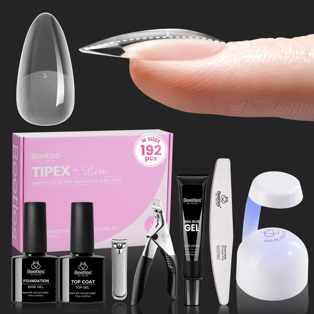 Beetles Tipex Lite kit complet pour ongles à domicile