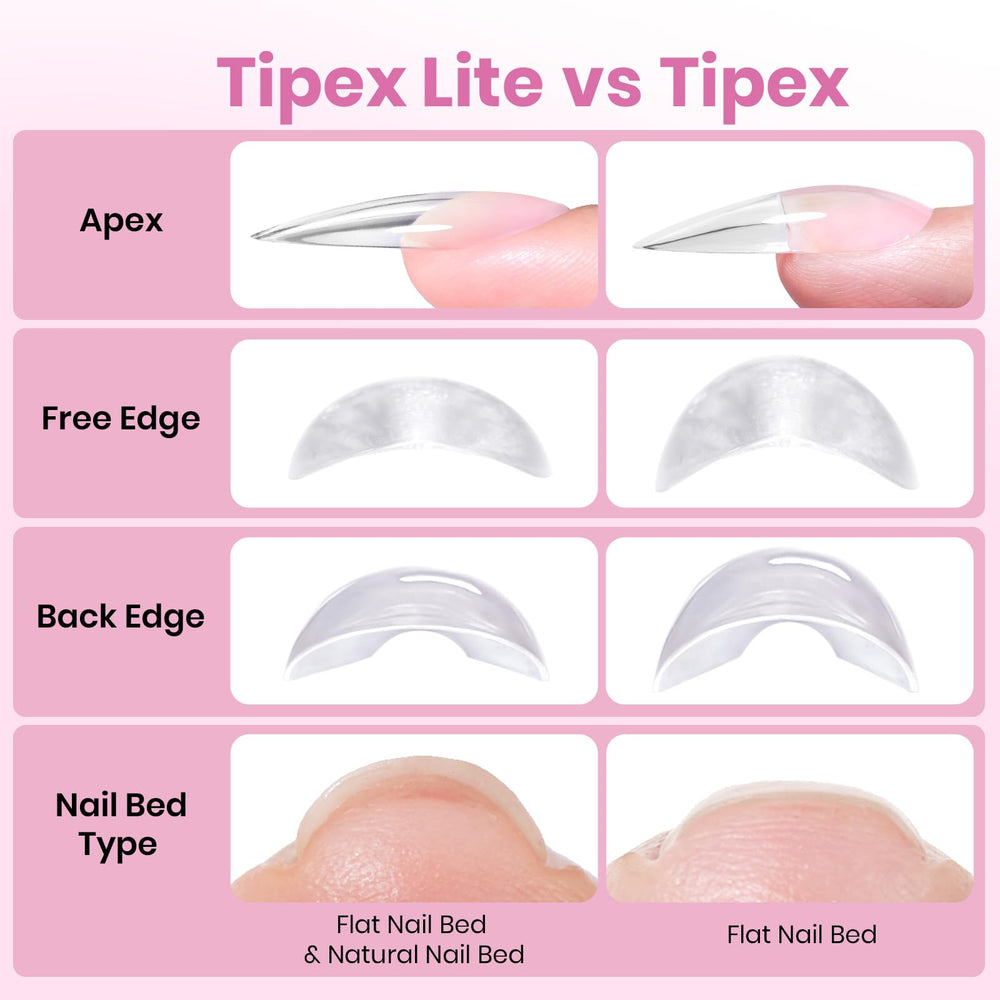 Beetles Tipex Lite, manucure structurée et longue tenue.