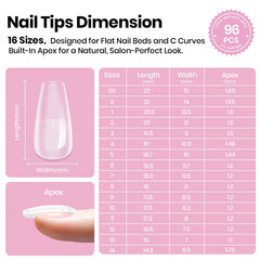 Beetles Tipex Lite – Pré-sculpté pour une structure naturelle sans gel.
