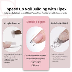 Beetles Tipex 16 tailles pour ajustement naturel sur les ongles.