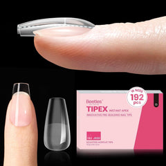 Beetles Tipex pointes-ongles instant-apex court, ensemble de 192pcs pour résultats rapides.