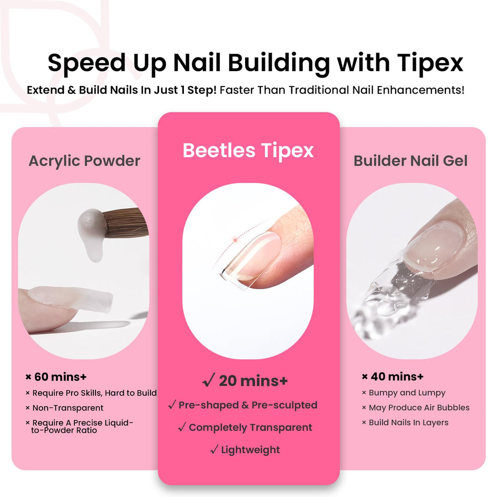 Beetles Tipex: 16 tailles faciles à ajuster pour un fit parfait.
