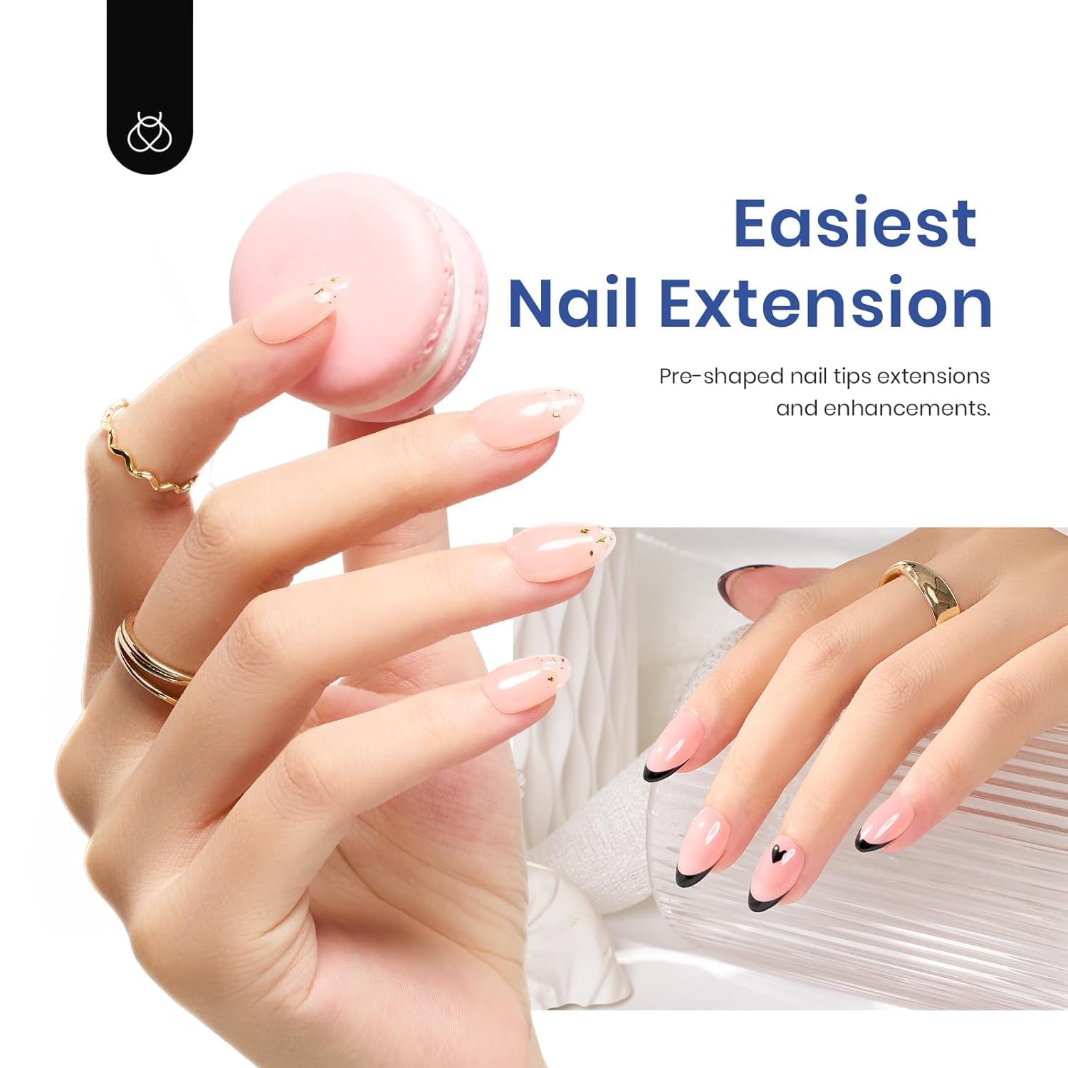 Tips Beetles 240: résistance et tailles variées pour extensions durables.