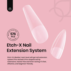 Beetles Gel Tips sans limage nécessaire pour une application rapide.