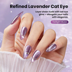 Beetles Twilight Muse montre l effet oeil de chat magnetique pour manicure