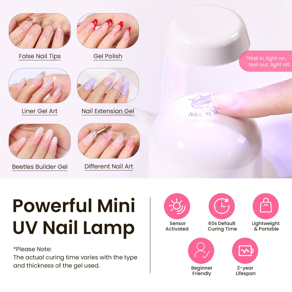 Beetles Tipex: lime à ongles incluse, finition lisse et retouches rapides.