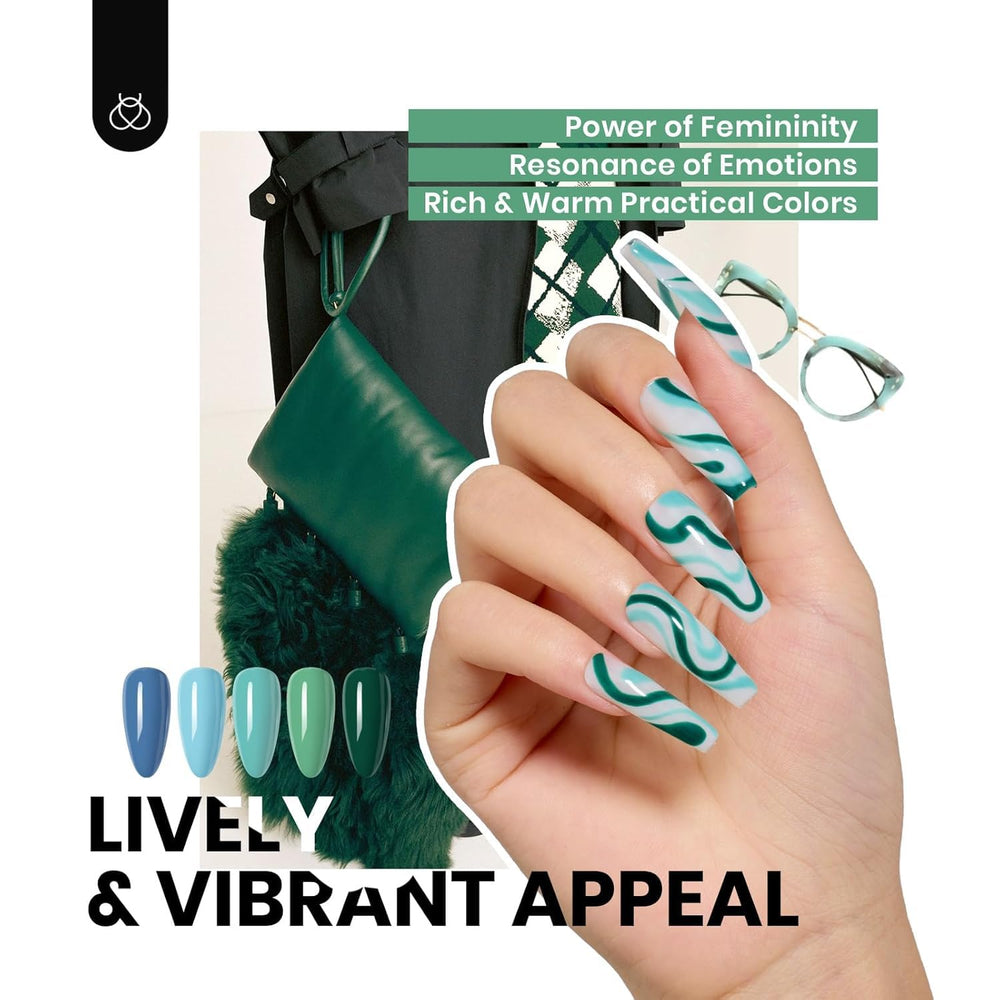 Beetles Bleu vif: vernis audacieux et brillant