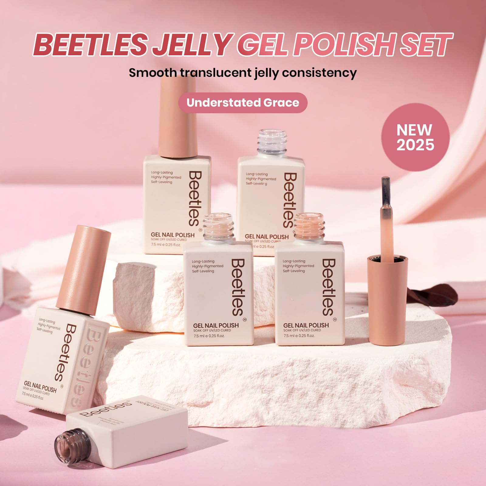 Beetles ensemble vernis gel pour arts des ongles à la maison.
