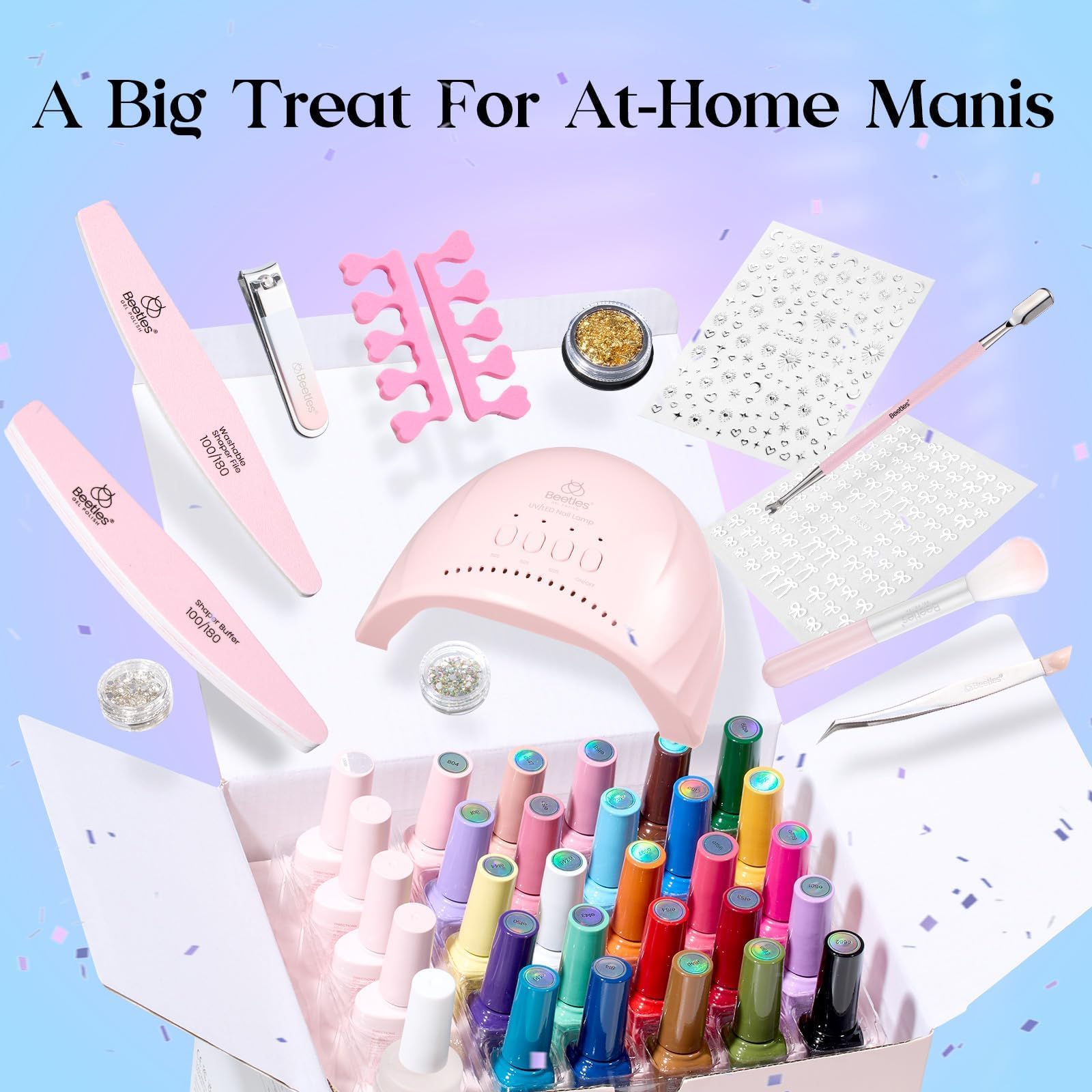 Beetles utilisation maison soin des ongles, pratique et agréable.