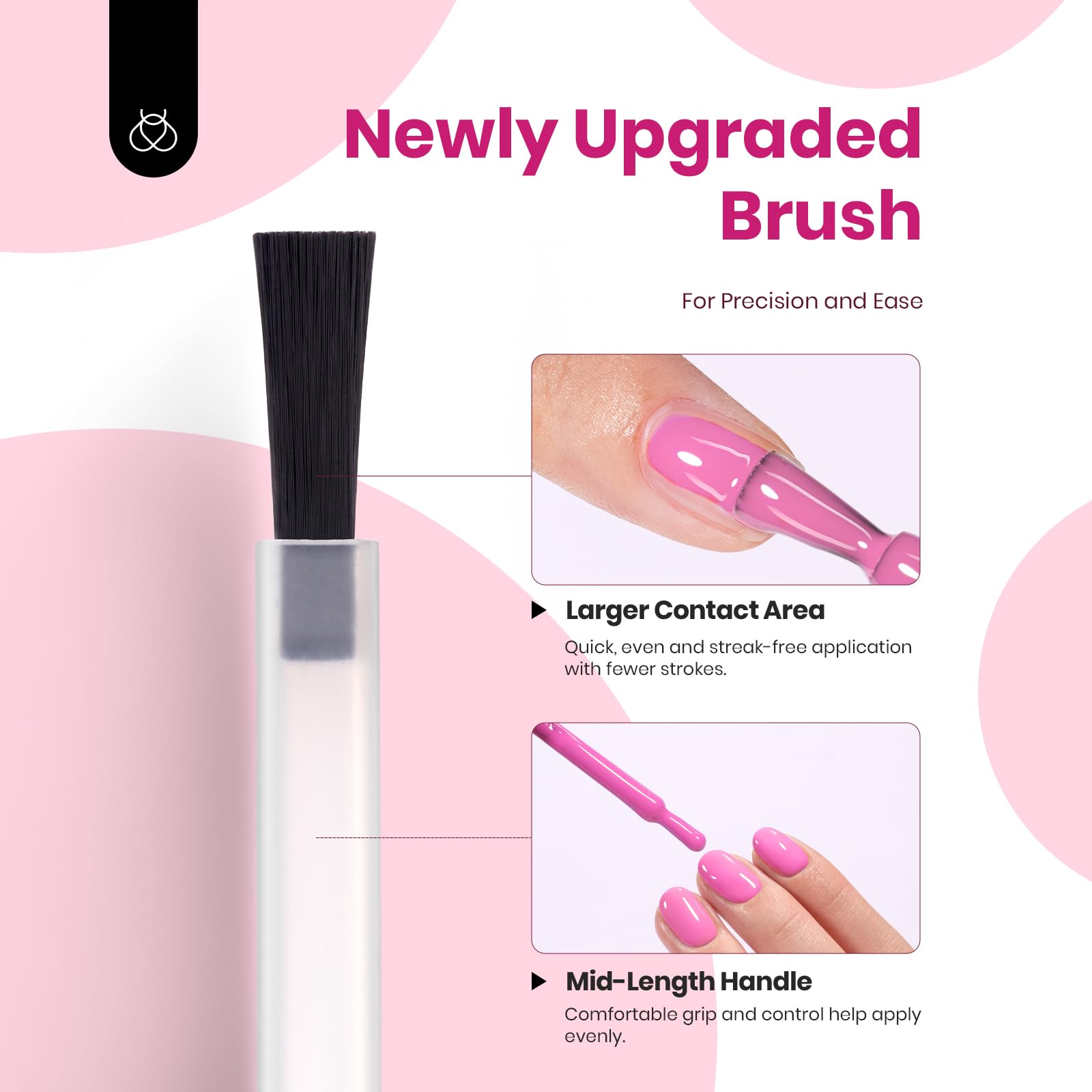 Beetles Valentines Gel Polish – flacon rose, couleur facile à identifier et à appliquer.