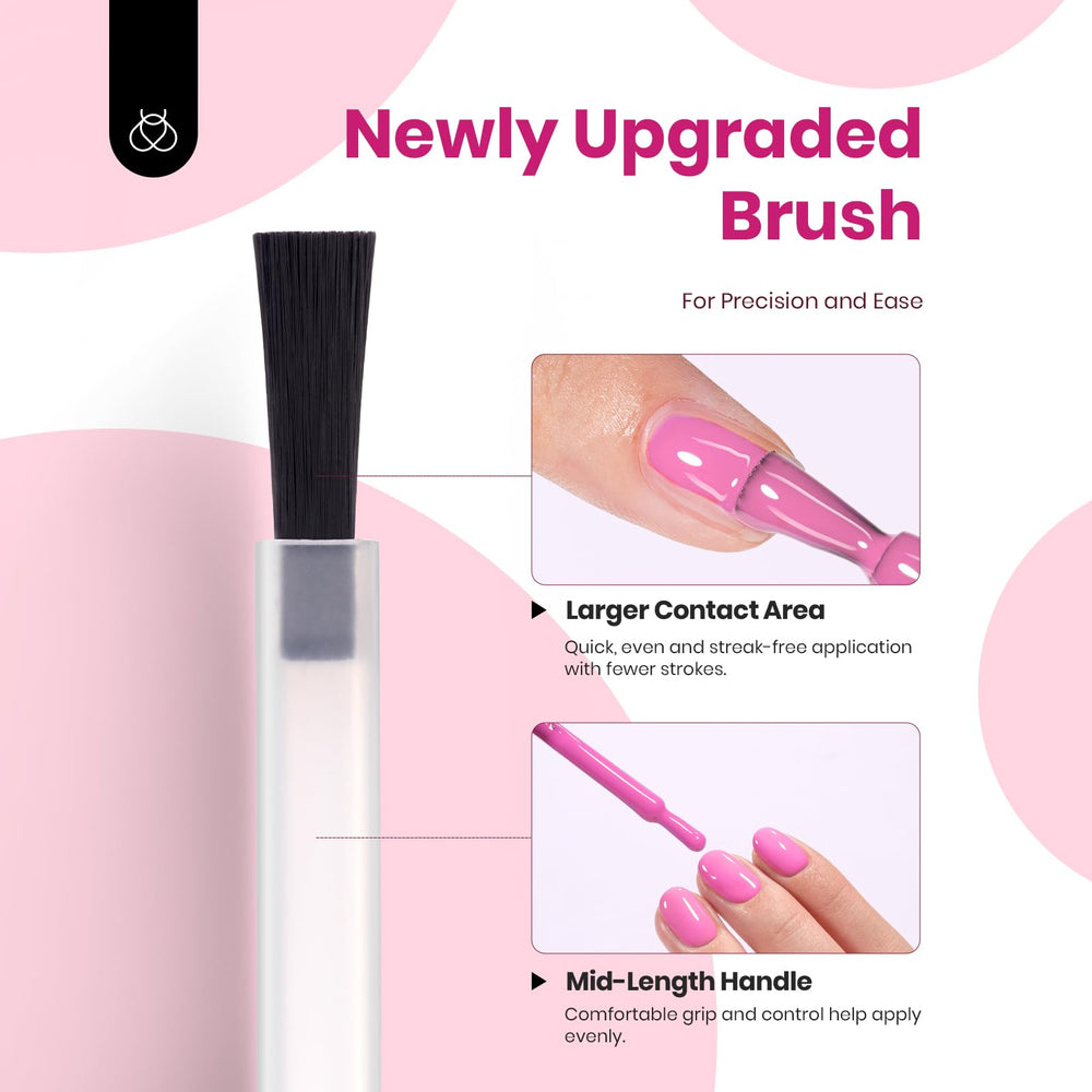Beetles Valentines Gel Polish – flacon rose, couleur facile à identifier et à appliquer.