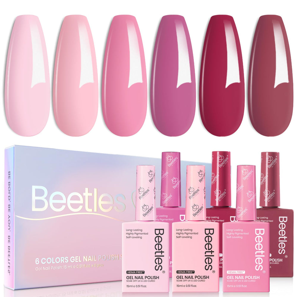Beetles Valentines Gel Polish – coffret cadeau Valentine prêt à offrir.