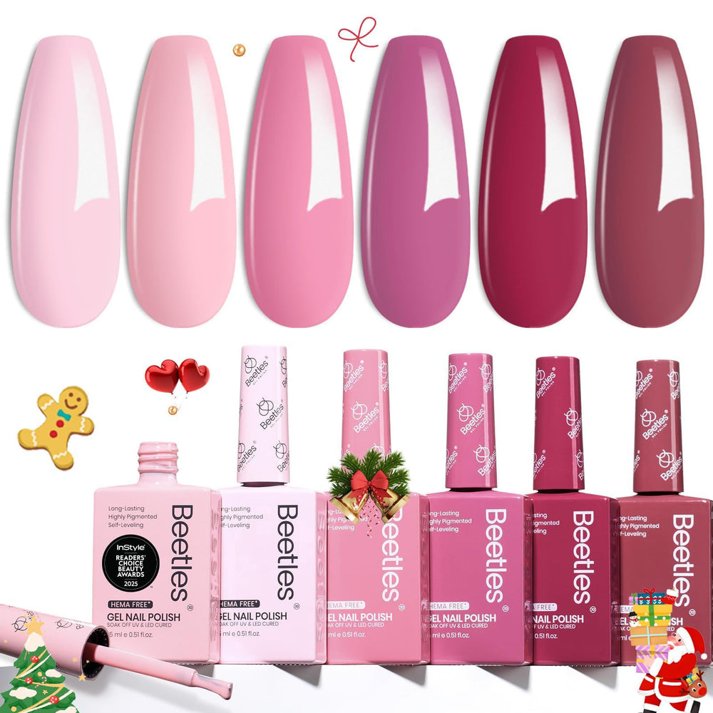 Beetles Valentines Gel Polish – fini brillant après cure et retrait simple.