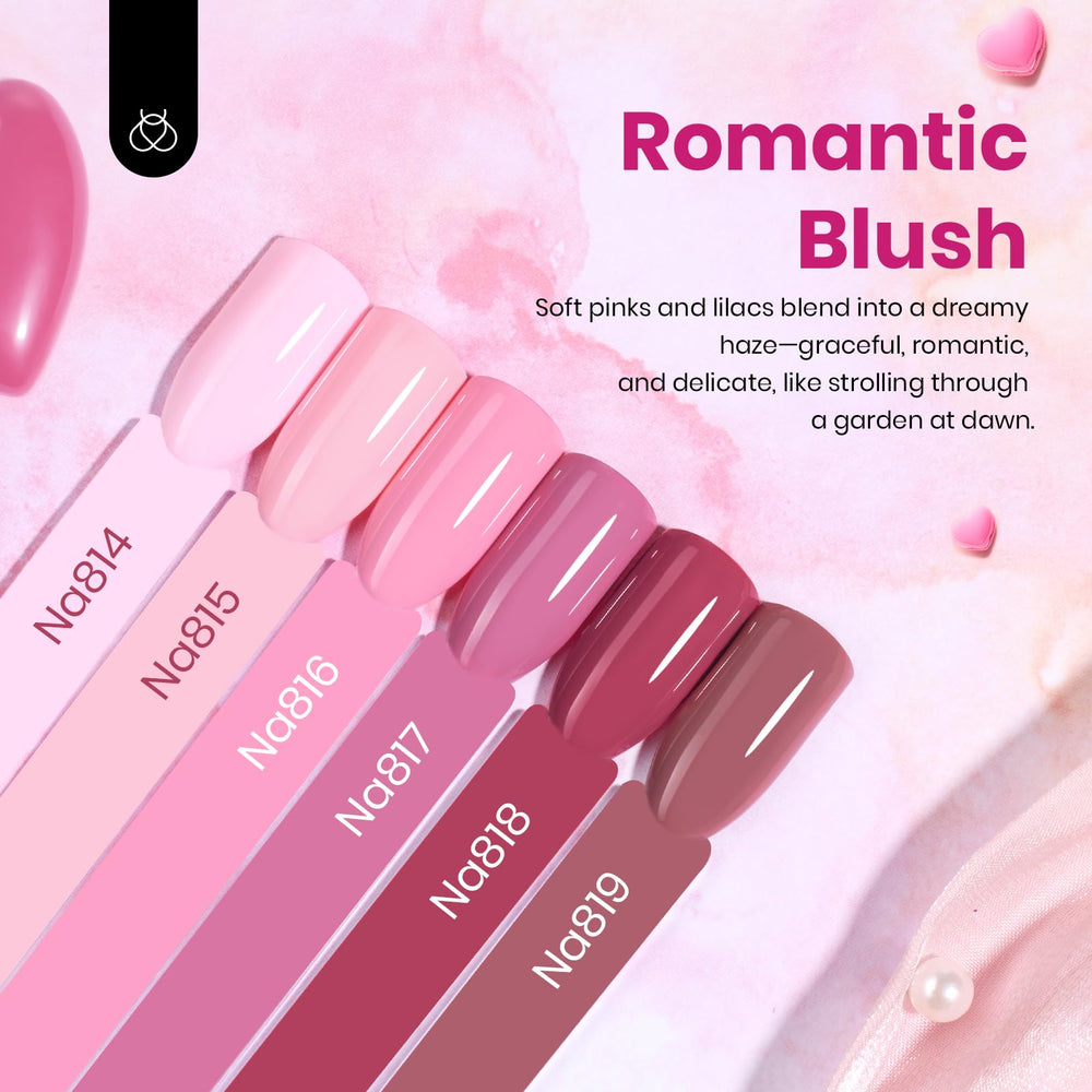 Beetles Valentines Gel Polish – rose bébé, nuance tendre pour le quotidien.