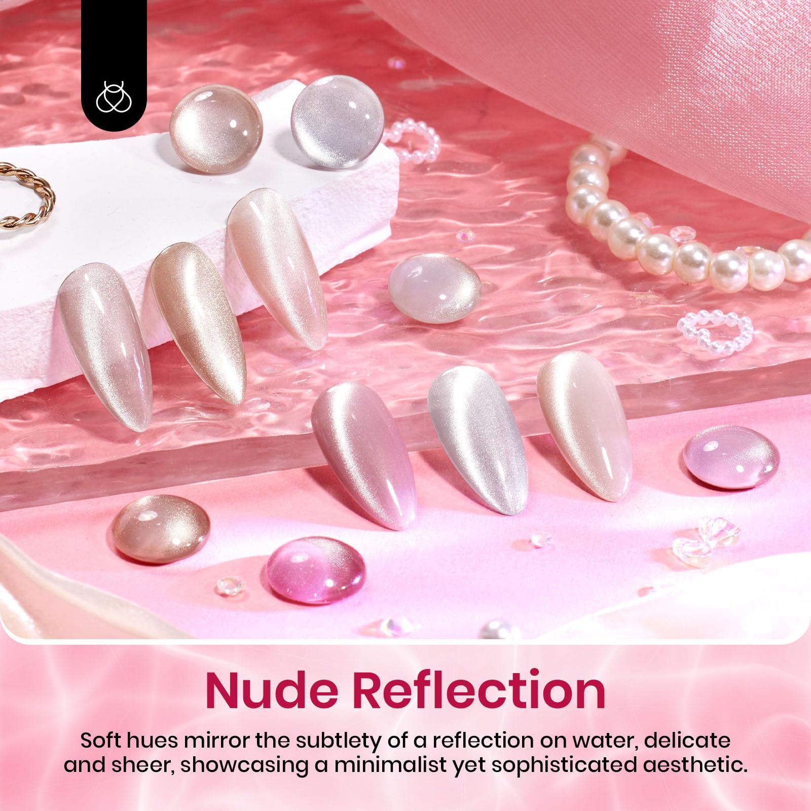Beetles Cat Eye finition-miroir : effet miroir spectaculaire pour ongles chics.