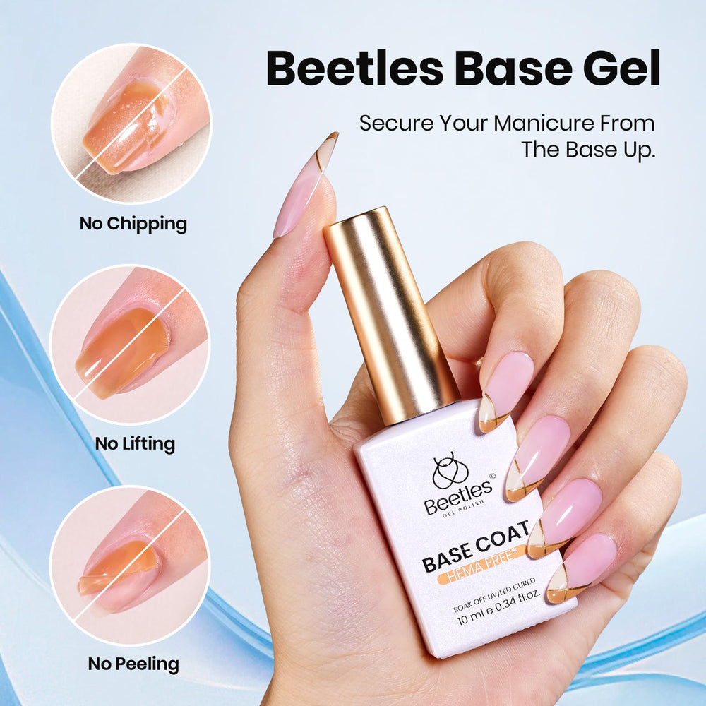 Beetles Vernis-finition brillant sur bouteille, apporte un éclat long lasting à vos designs.