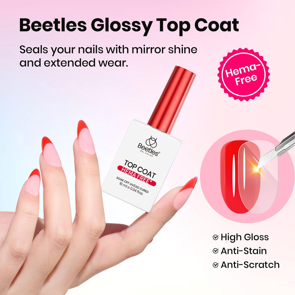 Beetles Vernis-finition mat sur bouteille, offre un fini élégant et discret.