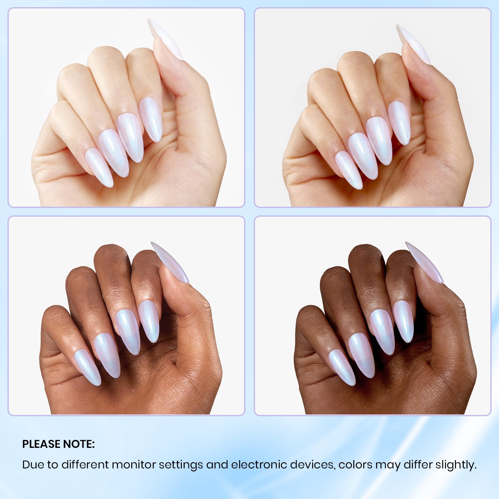 Beetles Vernis Gel perle blanc, texture douce et application facile pour une tenue durable.