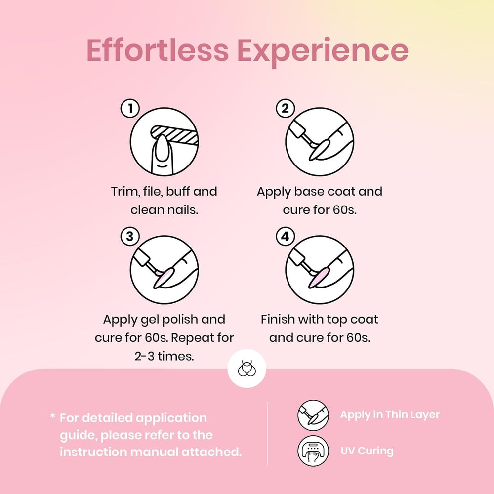 Application simple et routine rapide pour des ongles soignés à la maison.