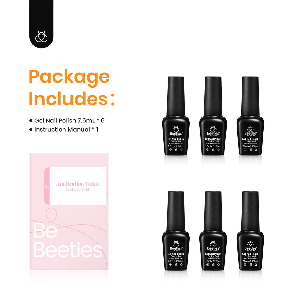 Beetles Gel Polish – art ongulaire varié avec ces teintes.