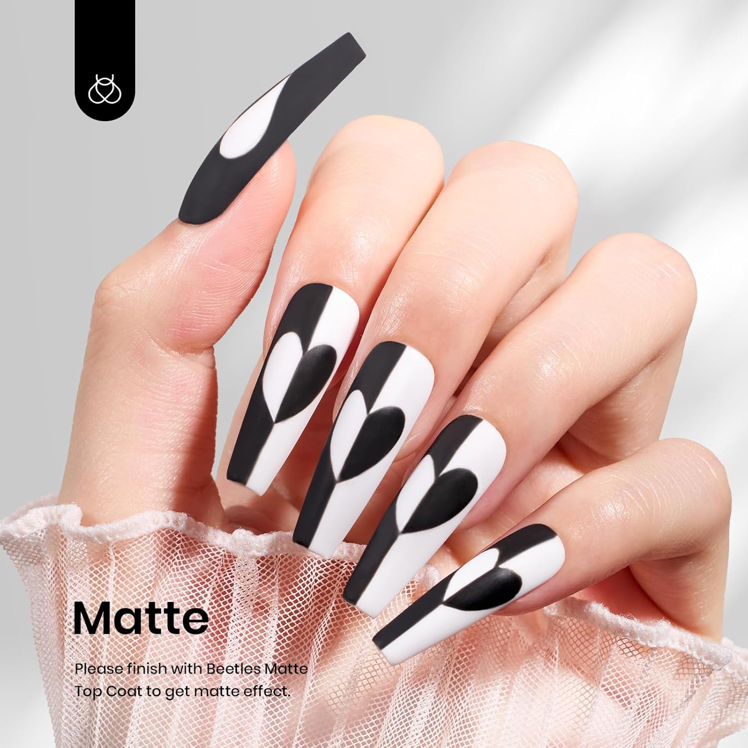 Beetles vernis gel blanc – flacon compact idéal pour retouches et voyages