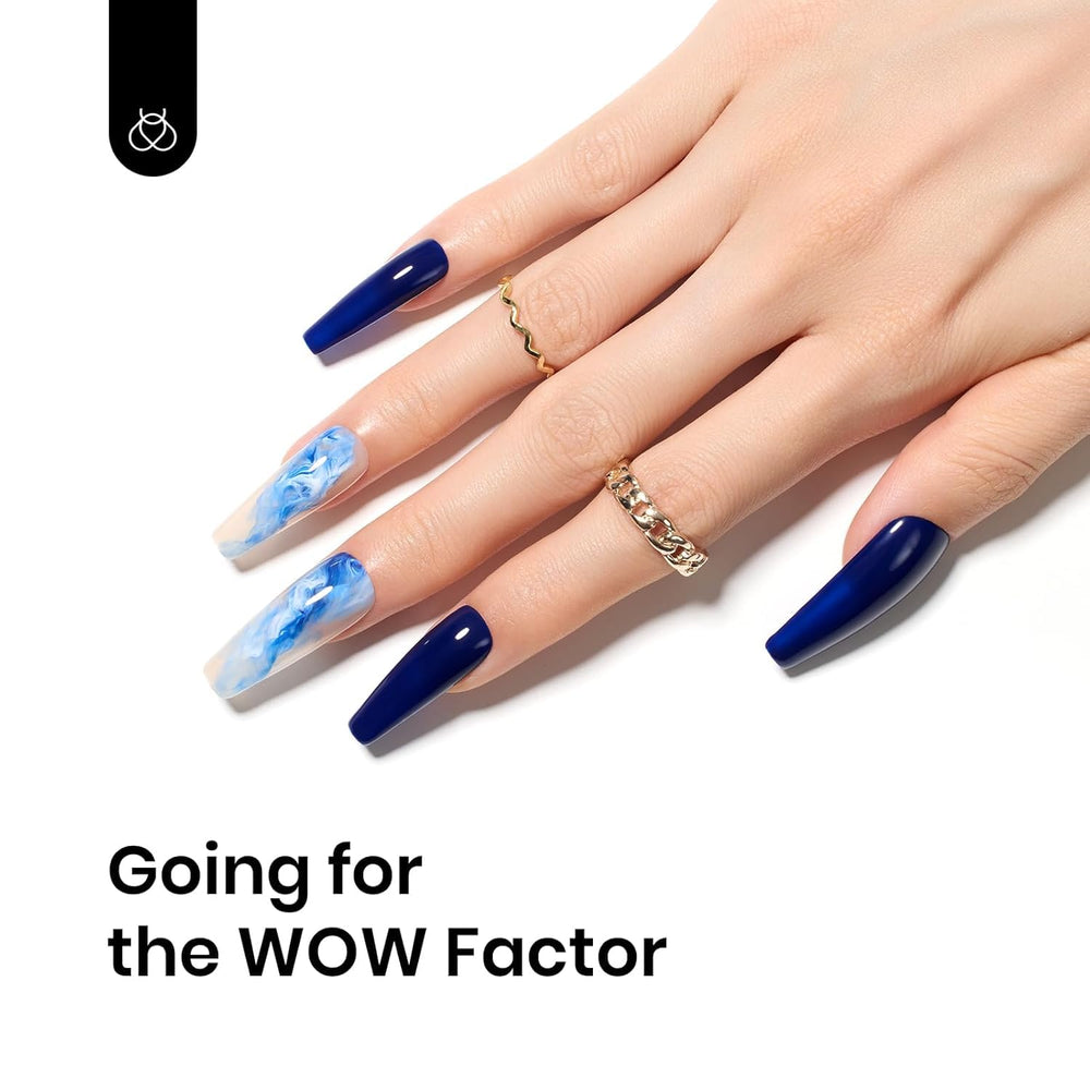 Beetles Vernis Gel Bleu Marine Océan Minuit finition durable et brillante