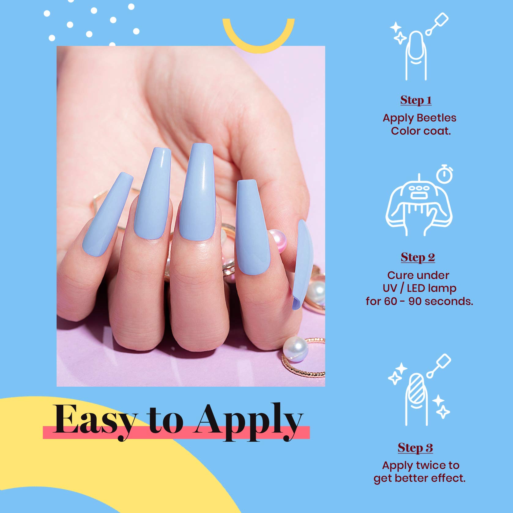 Nécessite base et couche supérieure Beetles – finition optimale possible