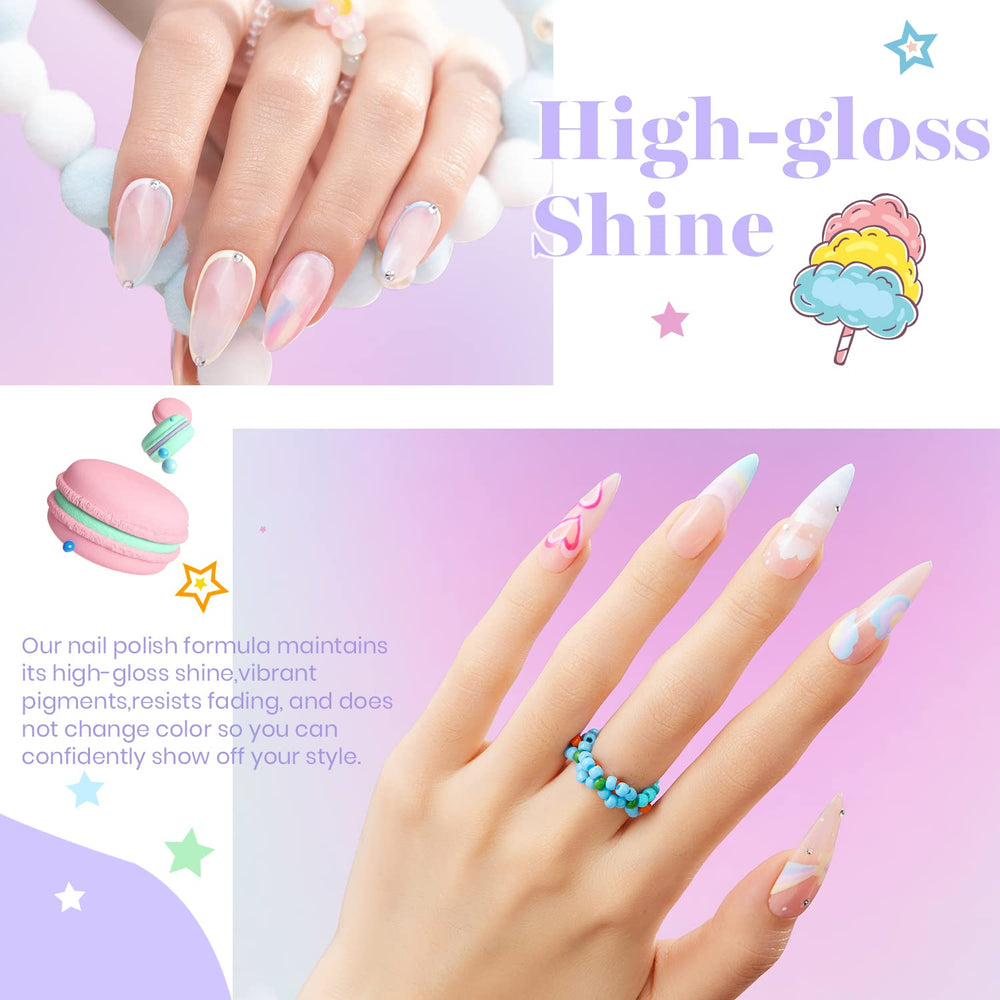 Beetles vernis gel bleu-pastel, teinte rafraîchissante parfaite pour l’été