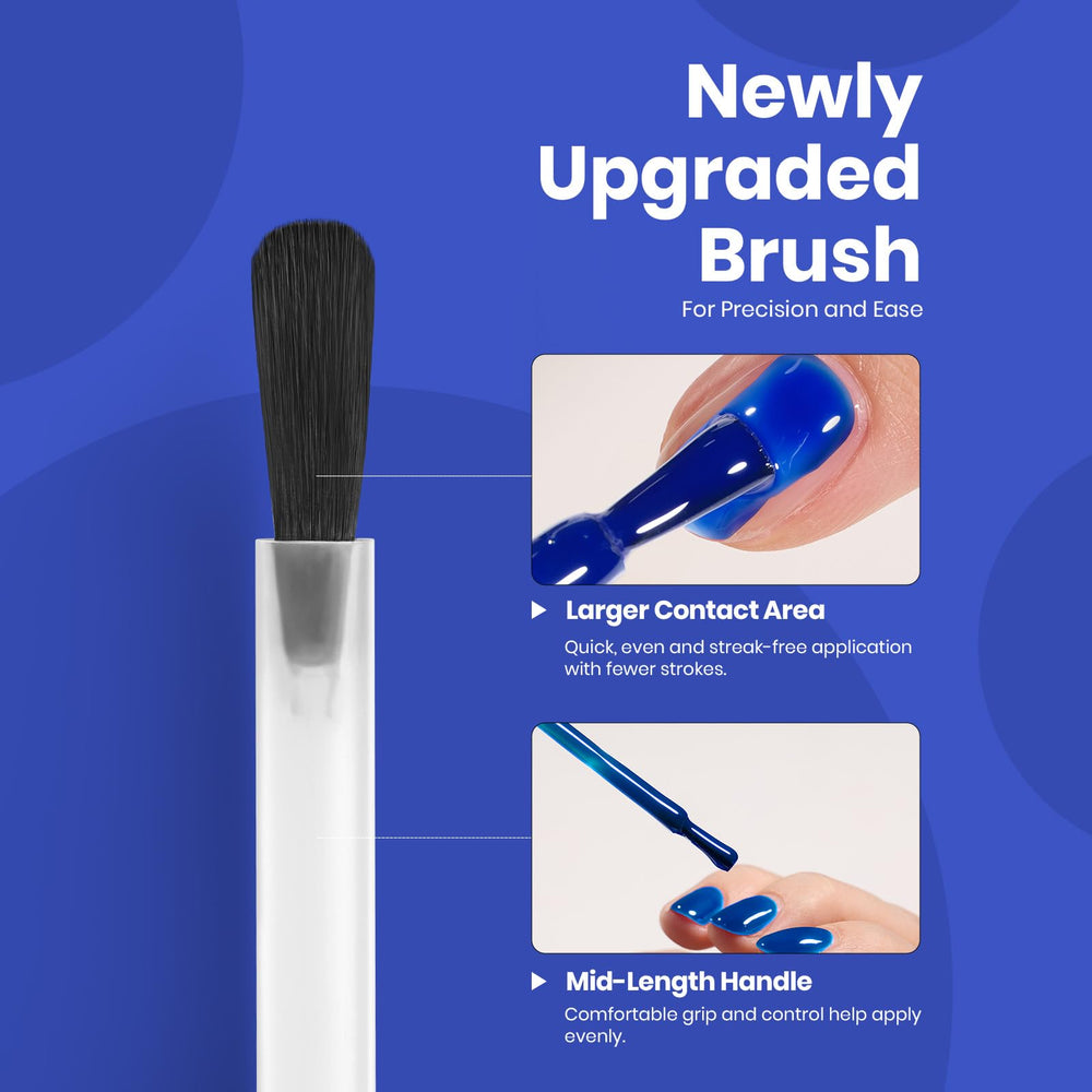Beetles Vernis Gel bleu roi, compatible avec base et finition pour durabilité.