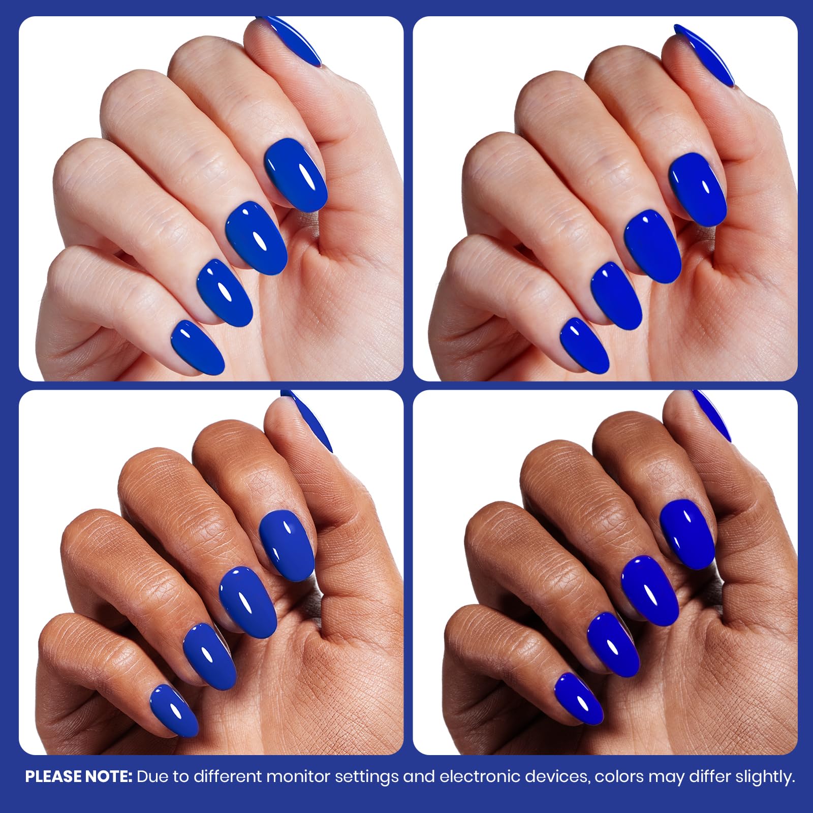 Beetles Vernis Gel bleu roi, format 15 ml idéal pour tester et partager.