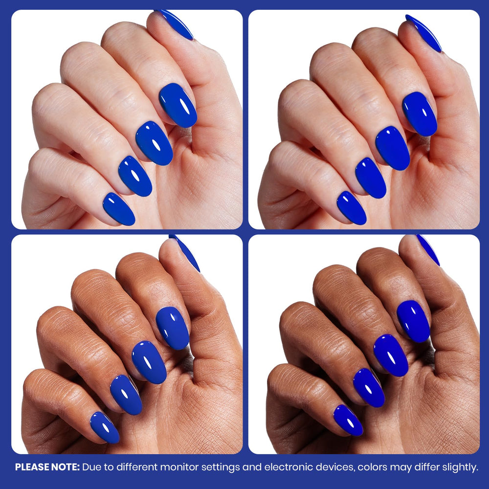 Beetles Vernis Gel bleu roi, format 15 ml idéal pour tester et partager.