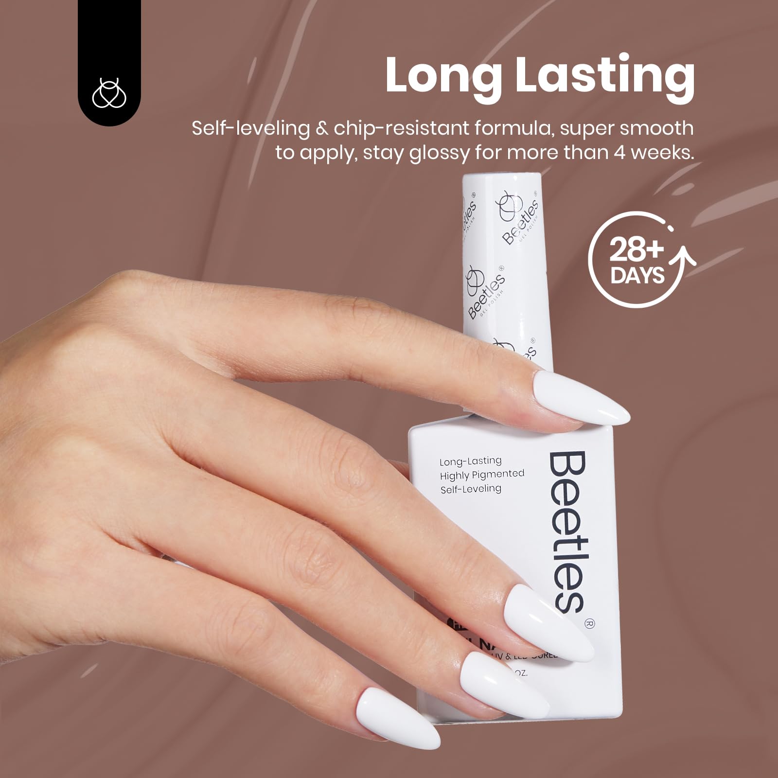 Beetles vernis gel couleurs douces, bouteille polyvalente pour toutes occasions.