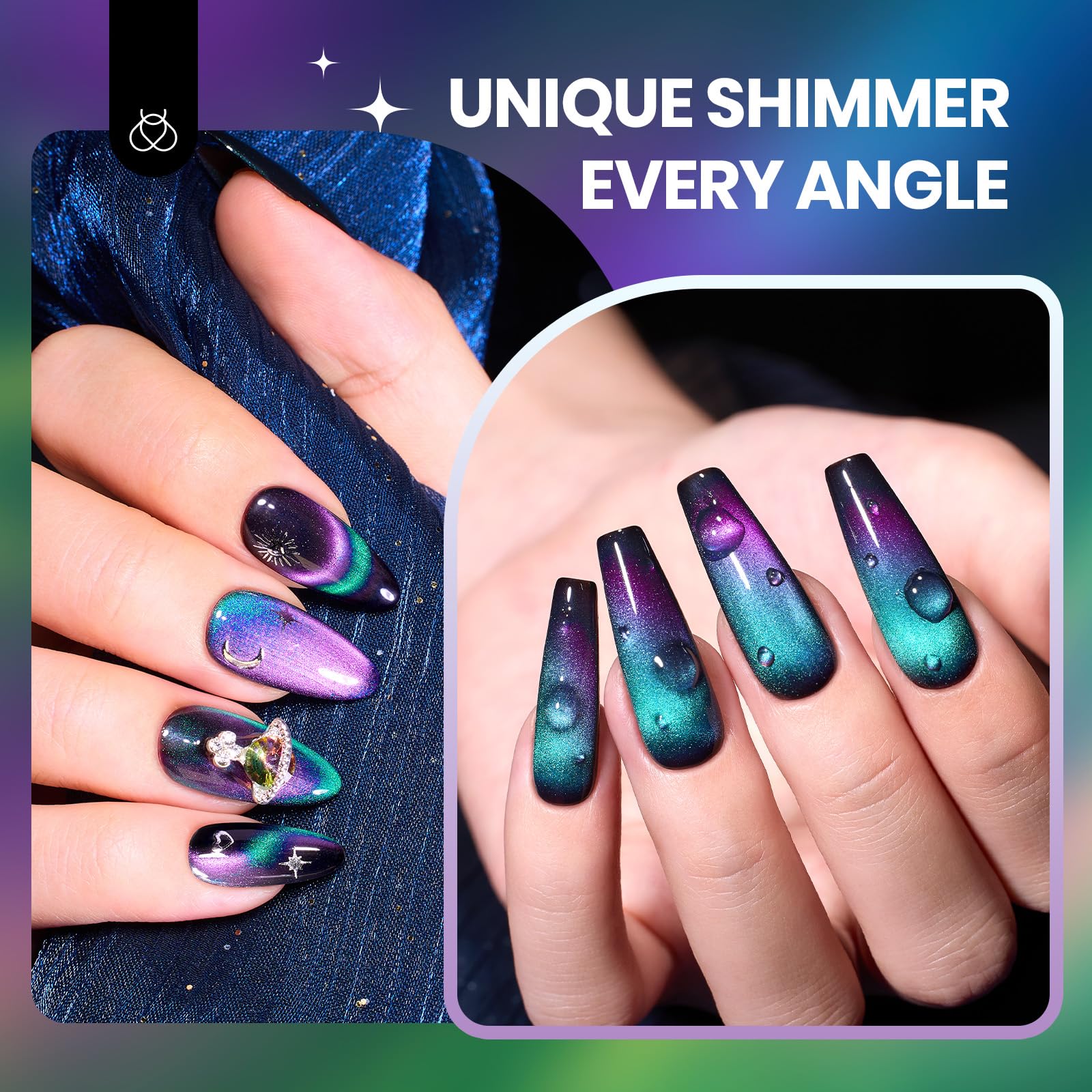 Beetles Vernis Gel brillance longue duree sur des ongles nets.