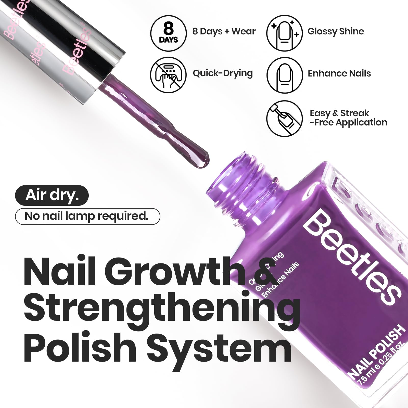 Beetles Gel Polish: brillance intense et tenue longue sur les ongles