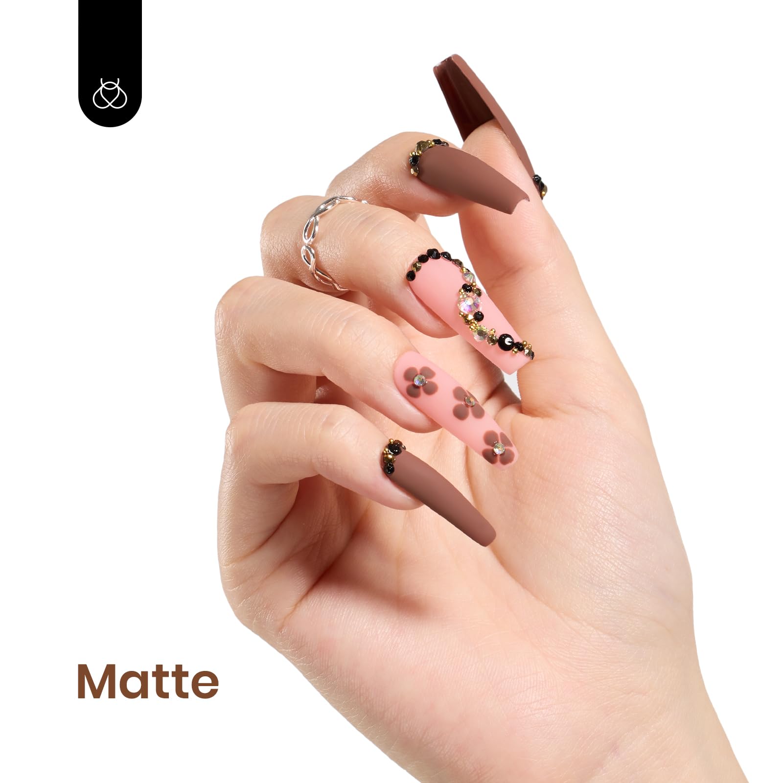 Beetles vernis gel brun 15ml, longue tenue et brillance.