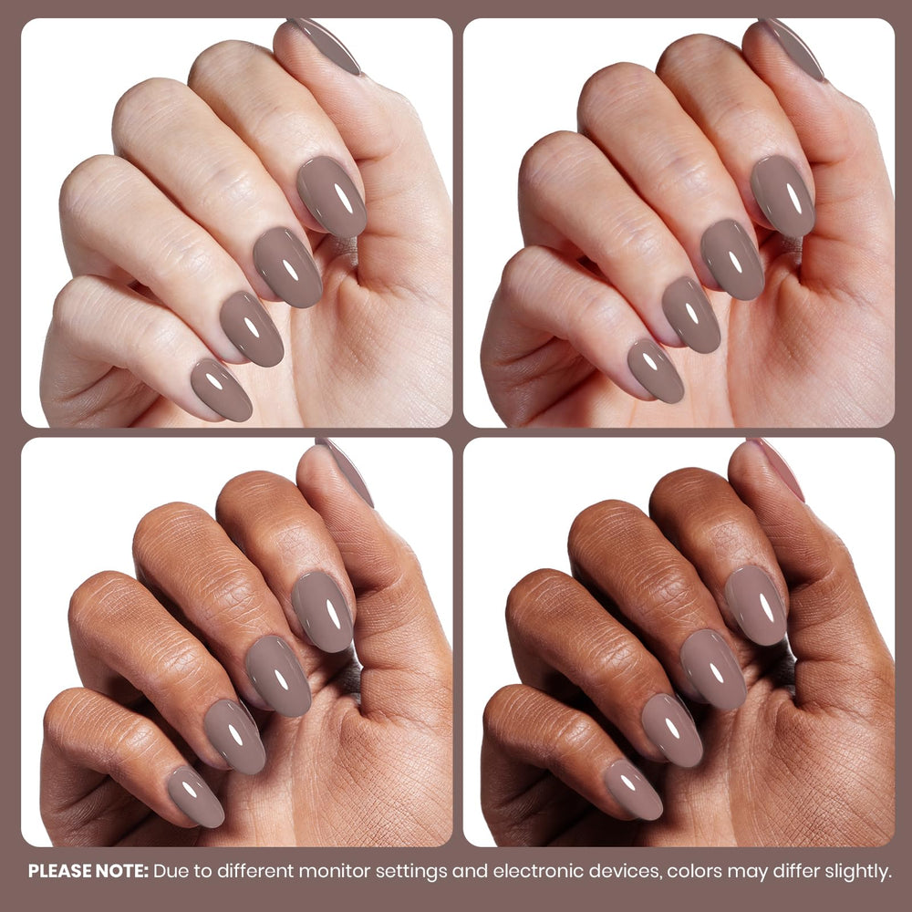 Beetles Vernis Gel brun chocolat – bouchon et code nb488 facilitent l'identification.