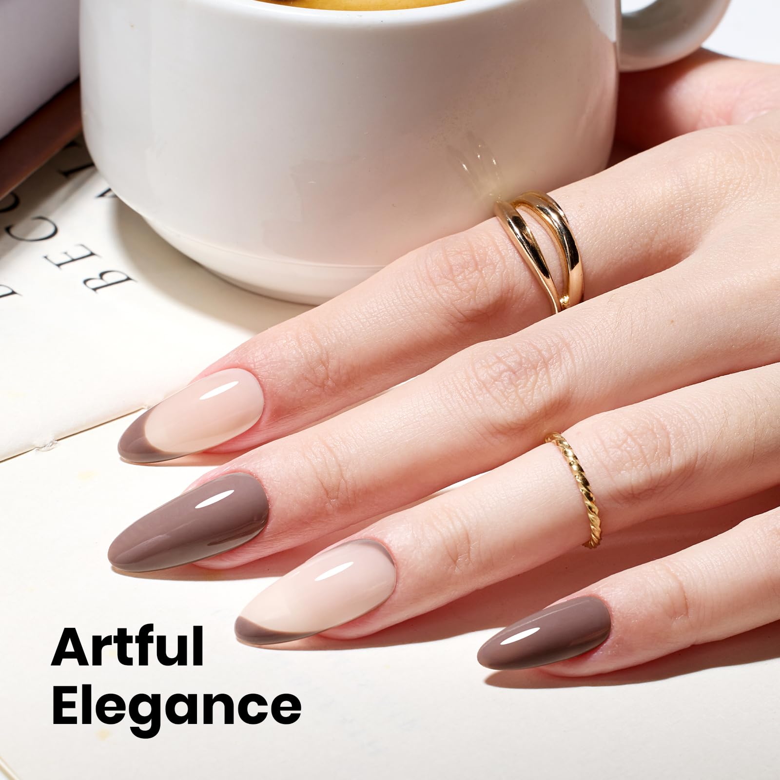 Beetles Vernis Gel brun chocolat – cure rapide, compatible UV/LED pour rapidité en salon.