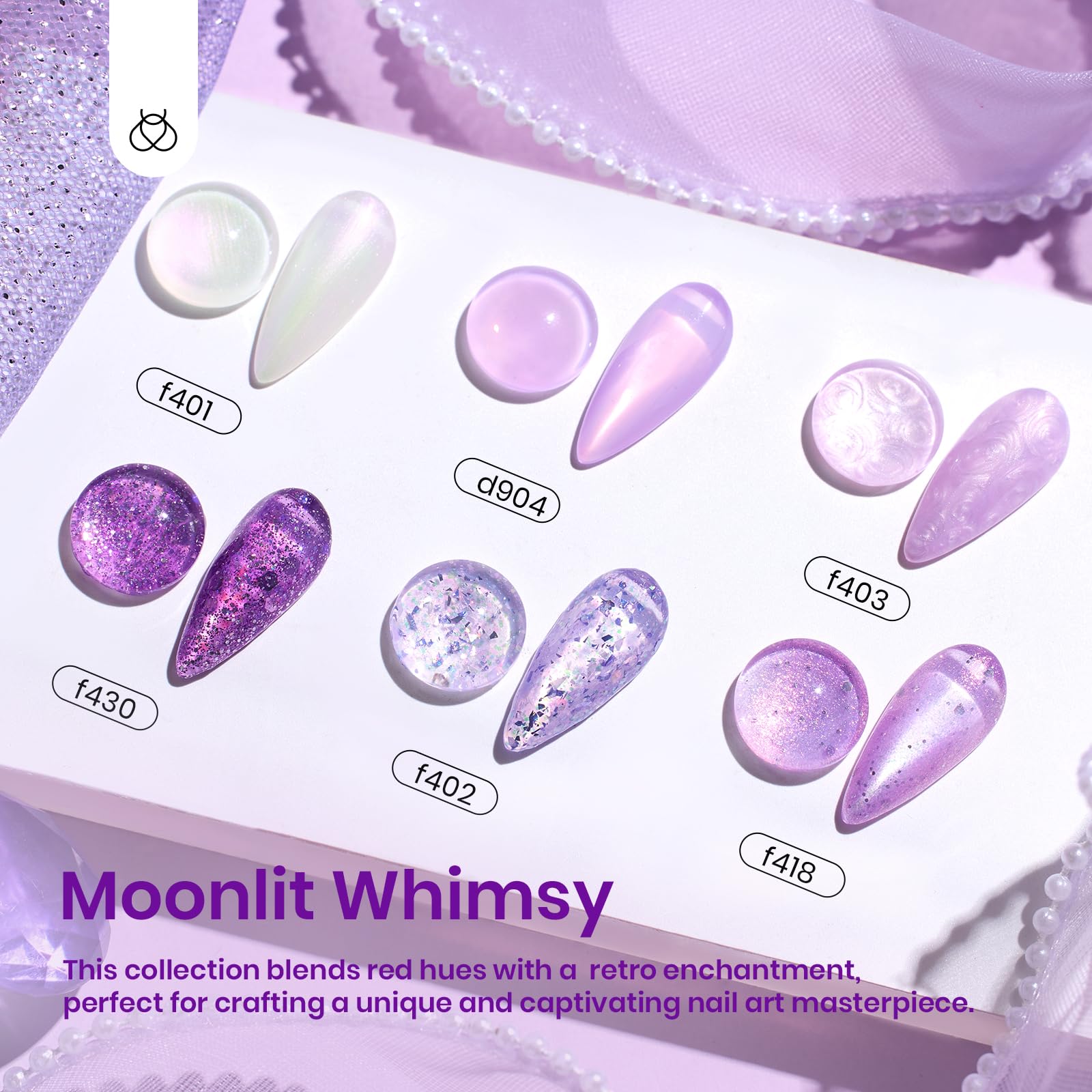 Beetles Gel Polish Violet, cadeau idéal pour elle, pour une séance de manucure à la maison.
