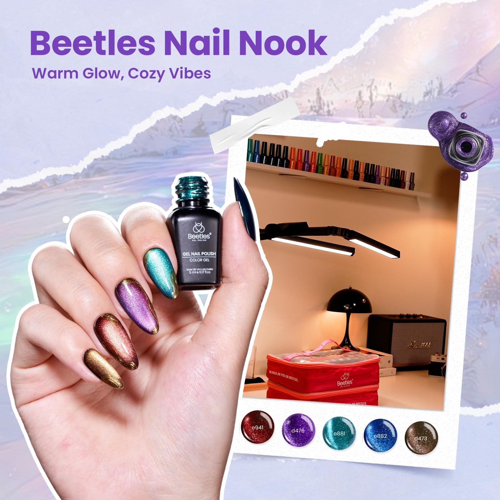 Beetles Gel Polish cadeau ideal avec odeur faible et sechage rapide.