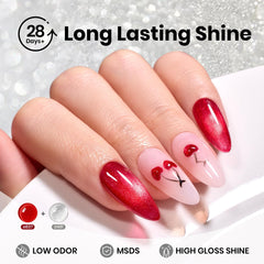 Beetles vernis gel œil-de-chat, application rapide sous lampe UV/LED.