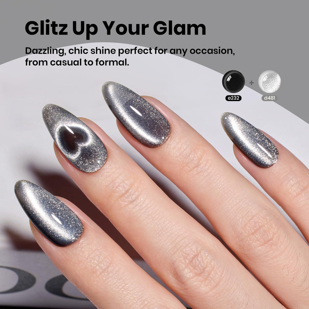 Beetles vernis gel œil-de-chat, tenue longue jusqu’à 28 jours.